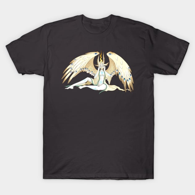 Ivory Seraph T-Shirt by faeforge